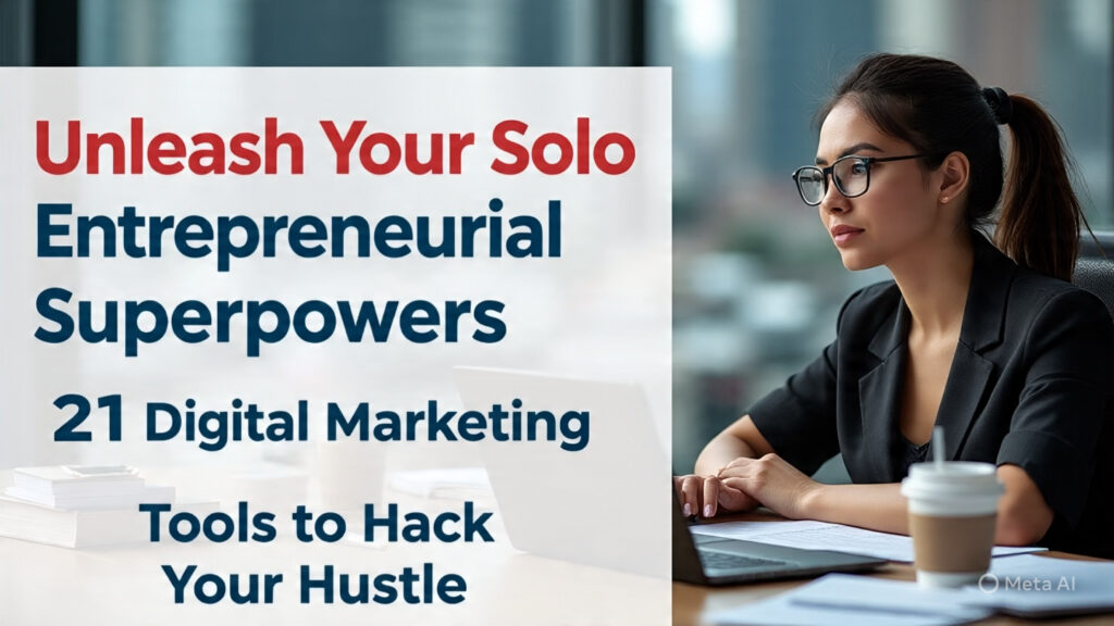 Unleash Your Solo Entrepreneurial Superpowers: 21 Digital Marketing Tools to Hack Your Hustle