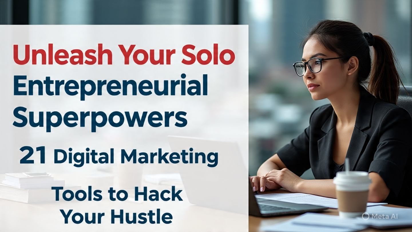 Unleash Your Solo Entrepreneurial Superpowers: 21 Digital Marketing Tools to Hack Your Hustle